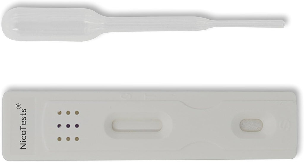 tobacco saliva test Single Panel Cotinine(COT) Oral Fluid Kit, Nicotine Metabolite Home Rapid Detection, Nicotine Testing Kit at Home, Highly Sensitive and 99% Accurate Results in 10 Minutes, 30ng/mL, 6Pack : Health 10 Panel Saliva Drug Test