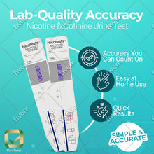 Extra-Sensitive Nicotine Urine 100 ng Test Kit with collection cups. No international orders.