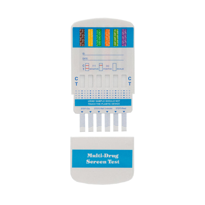 6 Drug NicoTests® Instant Test Kits - Marijuana (THC), COC, OPI 2000, AMP, mAMPH, BZO - Urine Tests